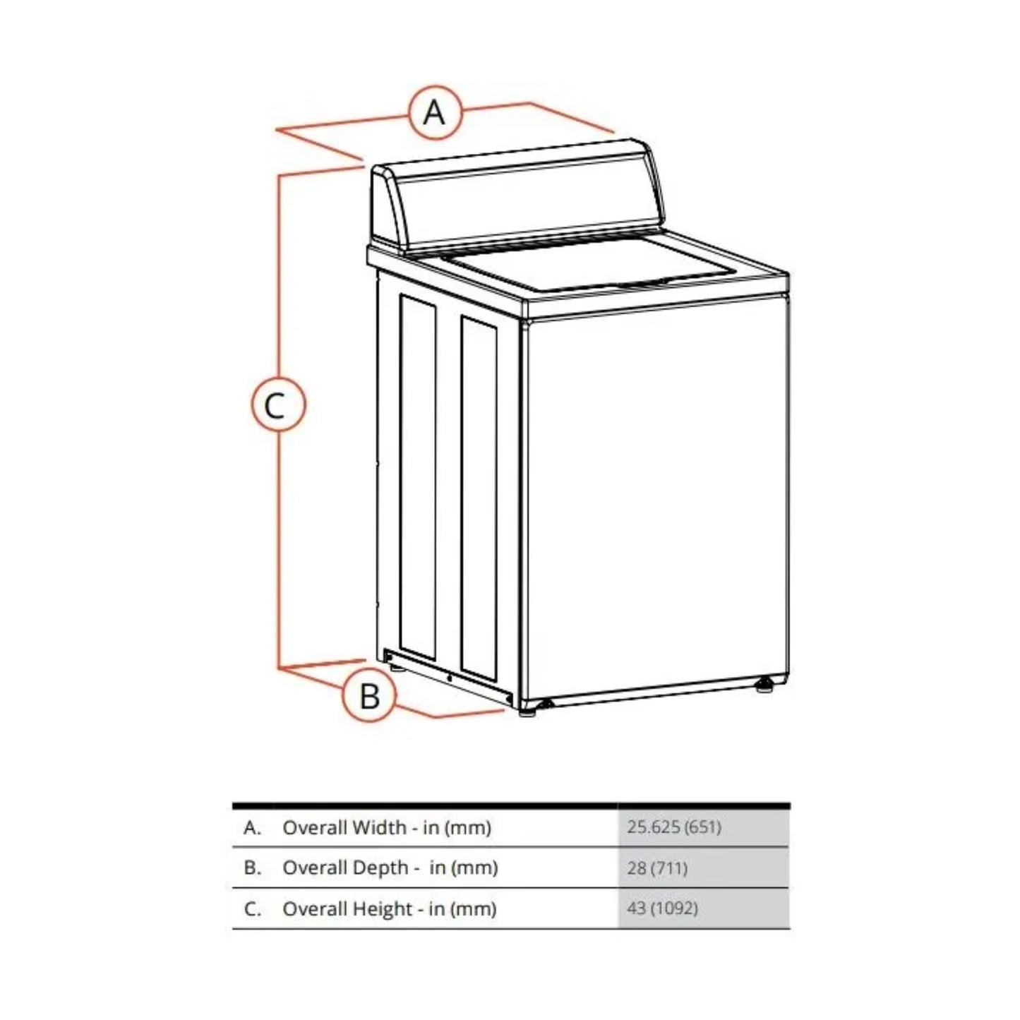 Speed Queen 26 Inch Commercial Top-Load Washer SWNNY2SP116TW01 (Prep for Card)