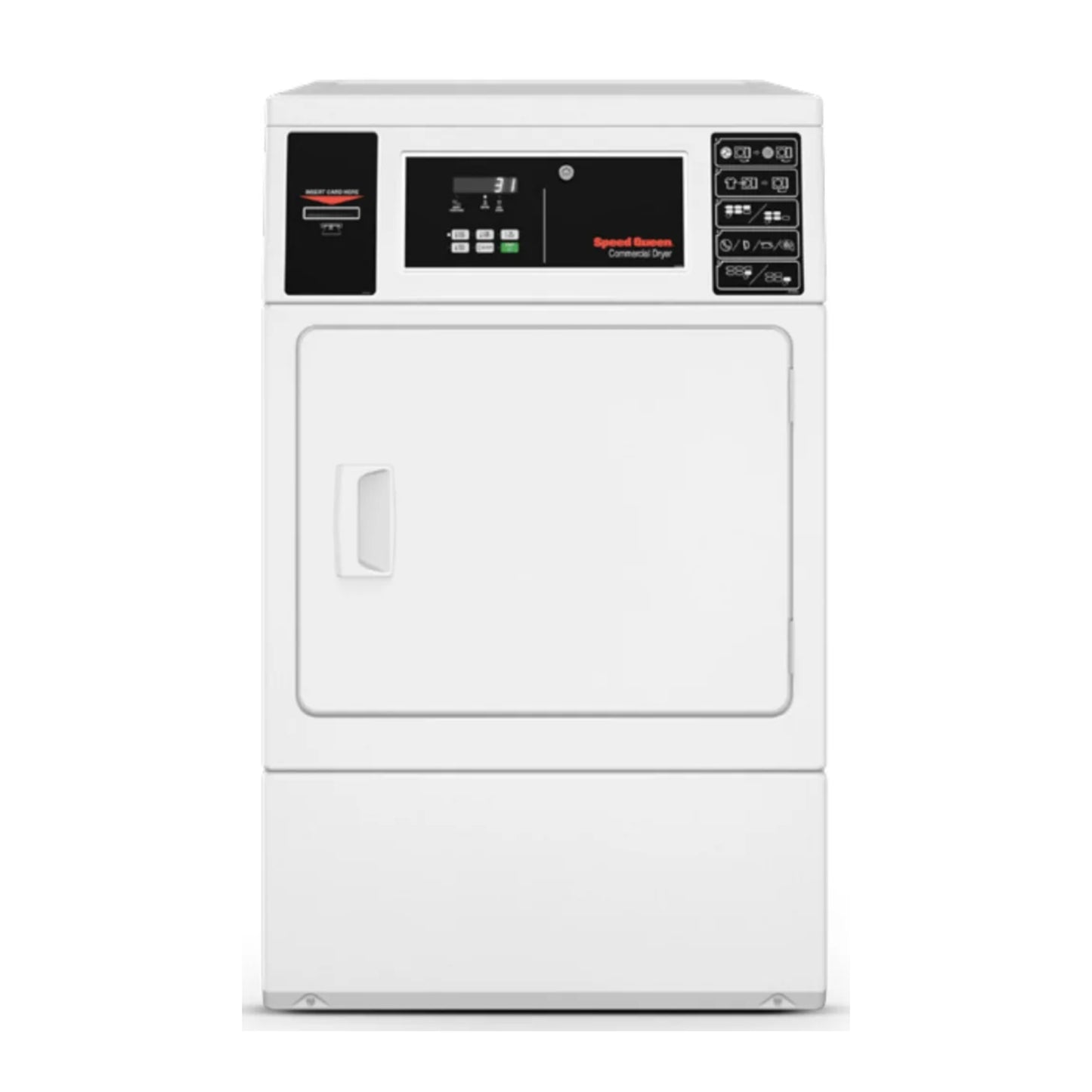 Speed Queen 27 Inch Commercial Dryer (Electric / Front Control)(ADA Compliant) SDENYAGS176TW01 (Prep for Card)