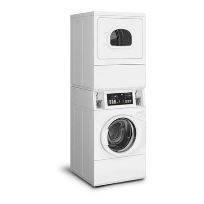 Speed Queen 27 Inch Commercial Laundry Center (Electric)(ADA Compliant) STENCASP176TW01 (Prep for Coin)